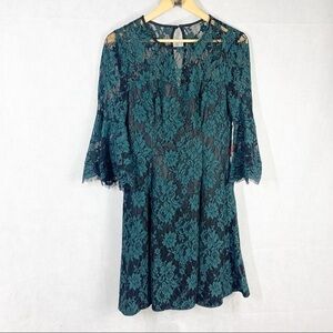 Eliza J Bell Sleeves Lace Fit and Flare dress Size 6